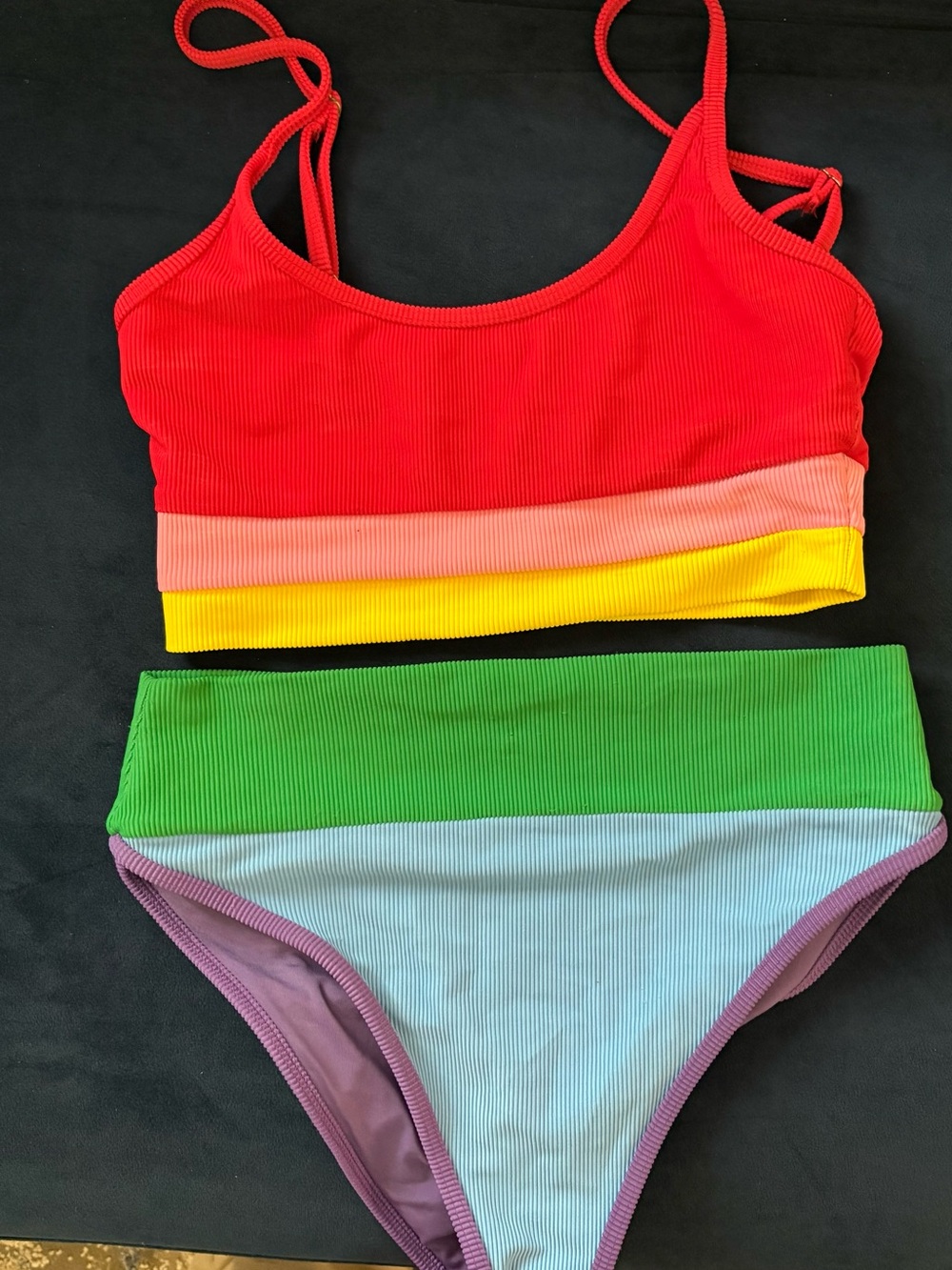 Beach Riot Color Block Swim Suit - Picture 2 of 4